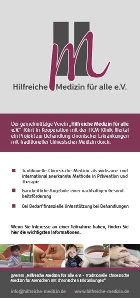 Flyer Hilfreiche Medizin für alle e.V.